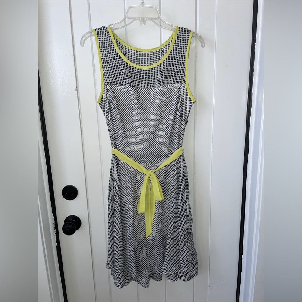 Polka Dot Fit and Flare Dress Robbie Bee Size 6
